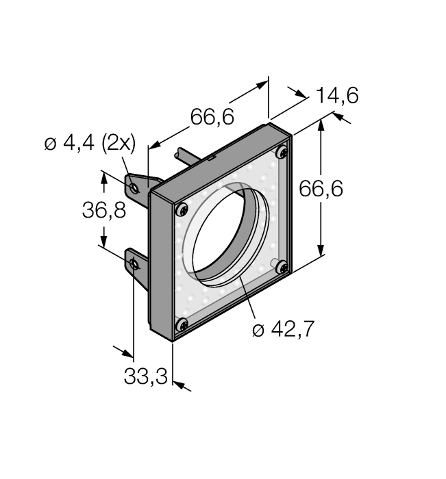 LEDBR62X62W