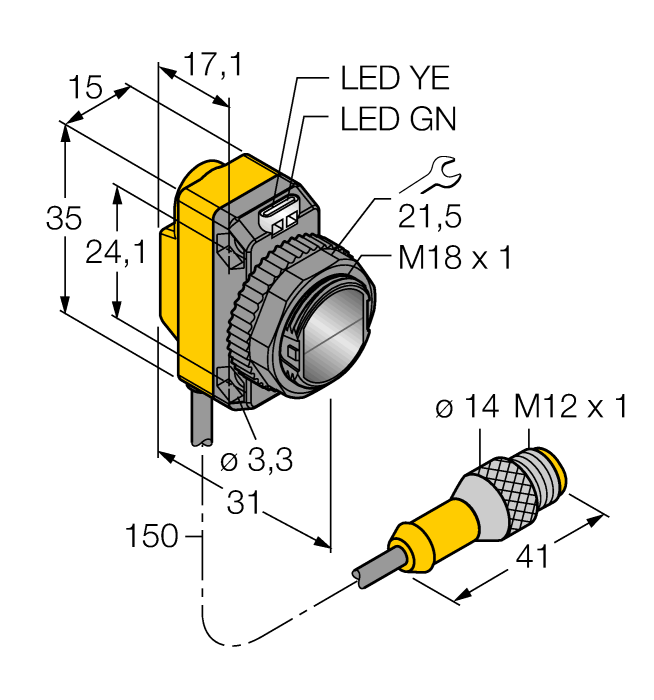 QS18VP6FF100QPMA
