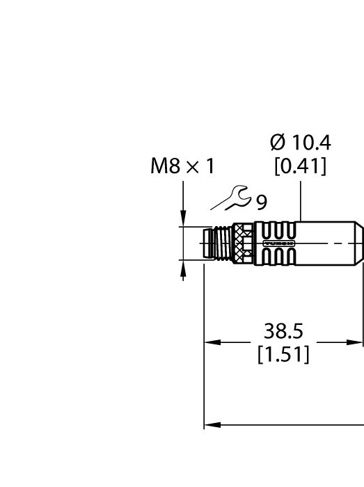 PSGS4M-RJ45S-4422-0.6M