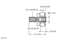 Thumbnail for MA-M8-3/8-24UNF2A