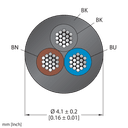 CABLE3X0.34-XX-PUR-BK-100M/TXL