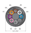 CABLE8X0.25-SH-PUR-BK-100M/TXL