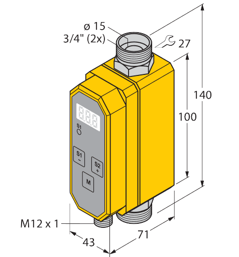 FTCI-3/4D15A4P-2UP8X-H1141