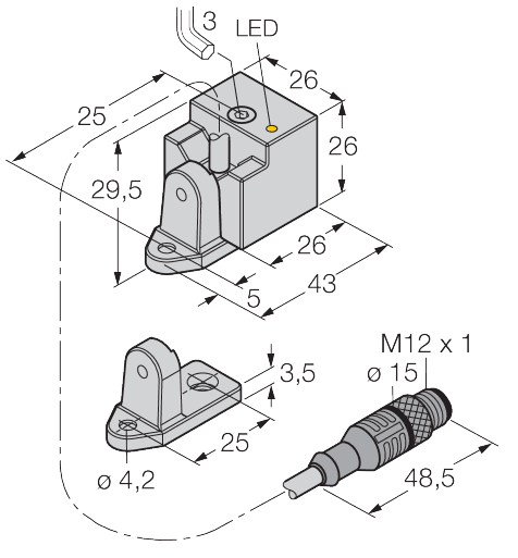 NI15-QN26-AD4X-0.15XOR-RS4.23/S100-S1589