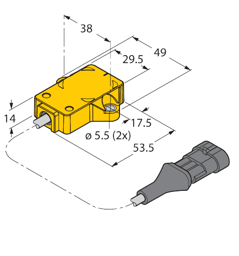 RI360P3-QR14-LI2X2-0.35-AMP02-3P