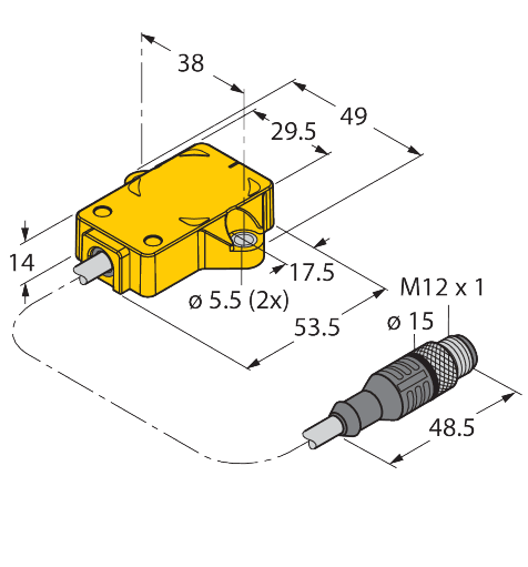 RI360P1-QR14-ESG25X2-0.3-RS8