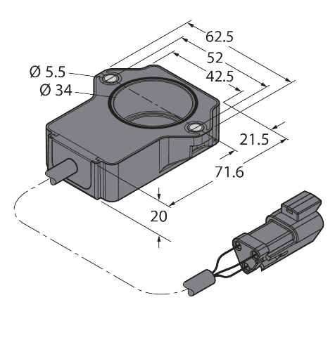 RI60P1-QR20-LU4X2-0.15-DT04-3P